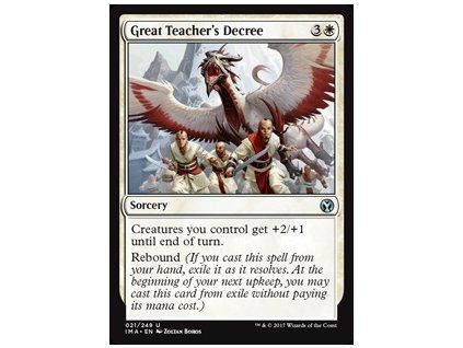 Great Teacher's Decree