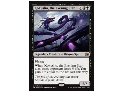 Kokusho, the Evening Star (Foil NE, Stav Near Mint)