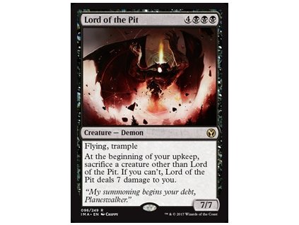 Lord of the Pit (Foil ANO, Stav Near Mint)