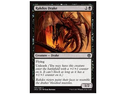 Rakdos Drake (Foil NE, Stav Near Mint)