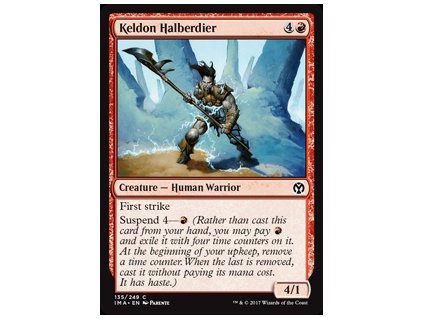 Keldon Halberdier (Foil ANO, Stav Near Mint)