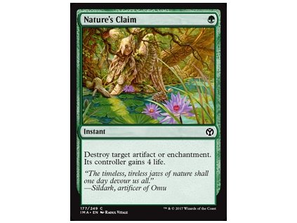 Nature's Claim (Foil NE, Stav Near Mint)