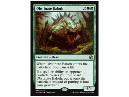 Obstinate Baloth (Foil NE, Stav Near Mint)
