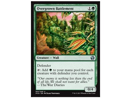 Overgrown Battlement (Foil NE, Stav Near Mint)
