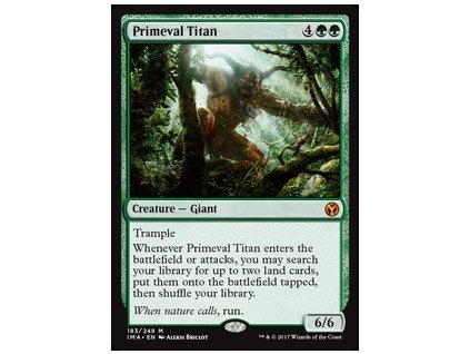 Primeval Titan (Foil NE, Stav Near Mint)