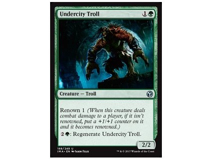 Undercity Troll (Foil NE, Stav Near Mint)