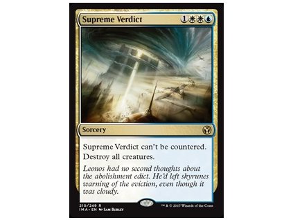 Supreme Verdict (Foil NE, Stav Near Mint)
