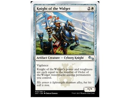 Knight of the Widget (Foil NE, Stav Near Mint)