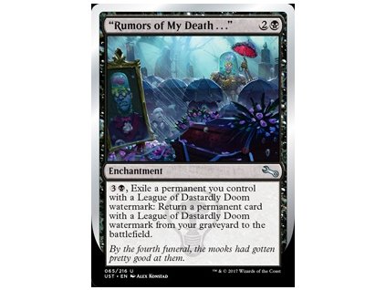 Rumors of My Death . . . (Foil NE, Stav Near Mint)