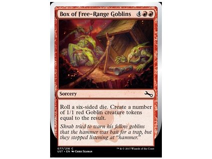 Box of Free-Range Goblins (Foil NE, Stav Near Mint)