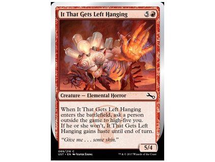It That Gets Left Hanging