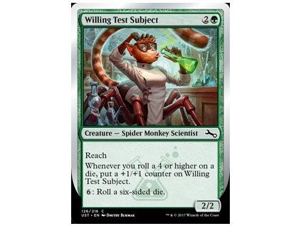 Willing Test Subject