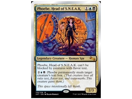 Phoebe, Head of S.N.E.A.K. (Foil NE, Stav Near Mint)