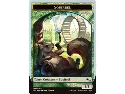 Squirrel Token - FOIL (Foil NE, Stav Near Mint)