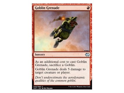 Goblin Grenade (Foil NE, Stav Near Mint)