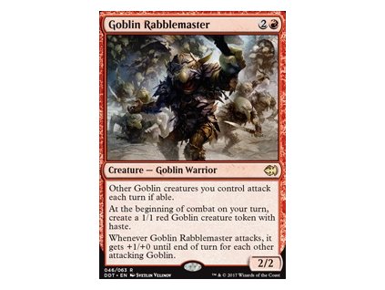 Goblin Rabblemaster (Foil NE, Stav Near Mint)