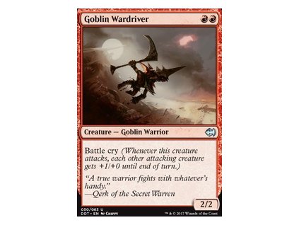 Goblin Wardriver (Foil NE, Stav Near Mint)