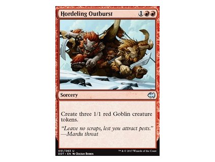 Hordeling Outburst (Foil NE, Stav Near Mint)