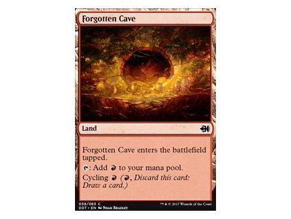 Forgotten Cave (Foil NE, Stav Near Mint)