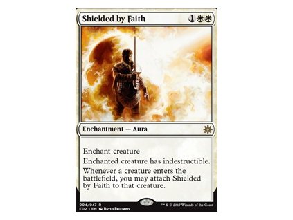 Shielded by Faith (Foil NE, Stav Near Mint)