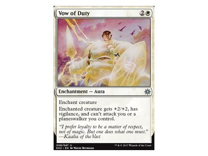 Vow of Duty (Foil NE, Stav Near Mint)