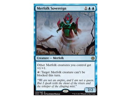 Merfolk Sovereign (Foil NE, Stav Near Mint)