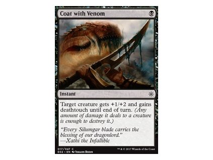 Coat with Venom (Foil NE, Stav Near Mint)