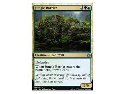 Jungle Barrier (Foil NE, Stav Near Mint)