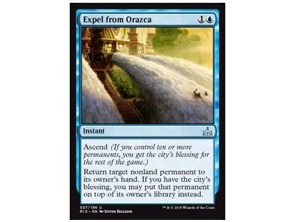 Expel from Orazca (Foil NE, Stav Near Mint)