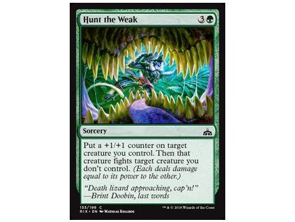 Hunt the Weak