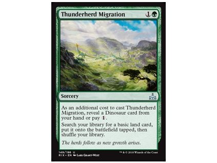 Thunderherd Migration (Foil NE, Stav Near Mint)