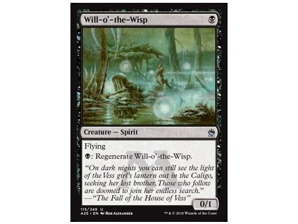 Will-o'-the-Wisp (Foil NE, Stav Near Mint)