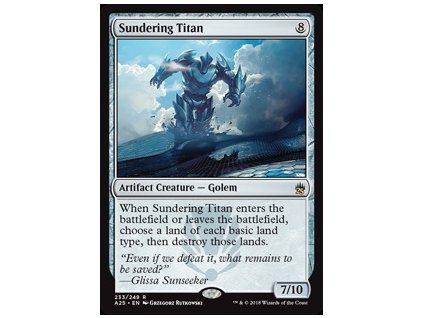 Sundering Titan (Foil NE, Stav Near Mint)