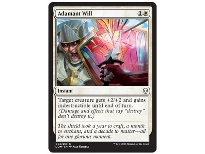 Adamant Will (Foil NE, Stav Near Mint)