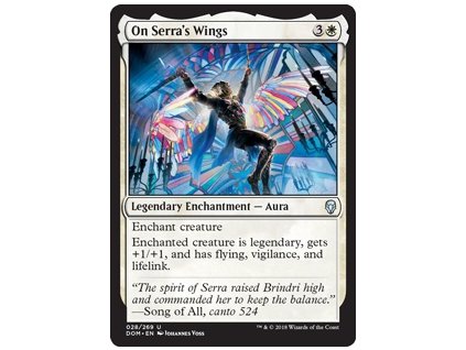 On Serra's Wings (Foil NE, Stav Near Mint)
