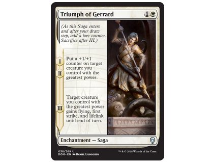 Triumph of Gerrard (Foil NE, Stav Near Mint)