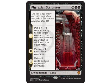 Phyrexian Scriptures (Foil NE, Stav Light Played)