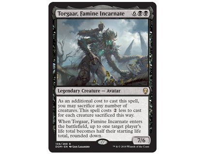 Torgaar, Famine Incarnate (Foil NE, Stav Near Mint)