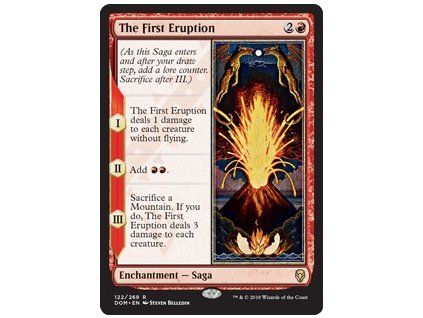 The First Eruption