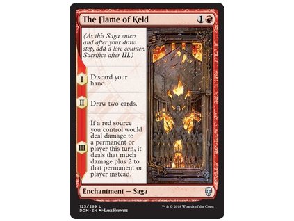 The Flame of Keld (Foil NE, Stav Near Mint)