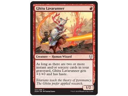 Ghitu Lavarunner (Foil NE, Stav Near Mint)