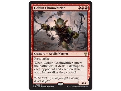 Goblin Chainwhirler (Foil NE, Stav Near Mint)