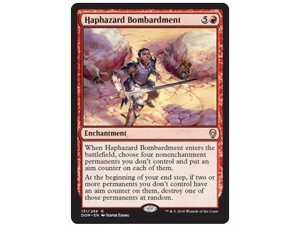 Haphazard Bombardment (Foil NE, Stav Near Mint)