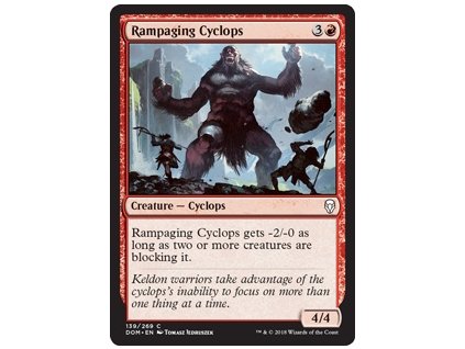 Rampaging Cyclops (Foil NE, Stav Near Mint)