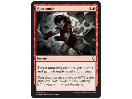 Run Amok (Foil ANO, Stav Near Mint)