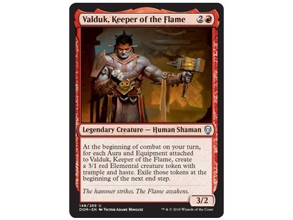 Valduk, Keeper of the Flame (Foil NE, Stav Near Mint)
