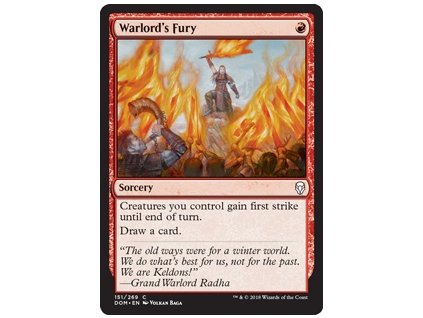 Warlord's Fury (Foil NE, Stav Near Mint)