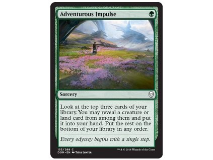 Adventurous Impulse (Foil ANO, Stav Near Mint)