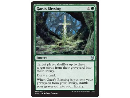 Gaea's Blessing (Foil NE, Stav Near Mint)