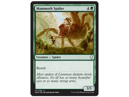 Mammoth Spider (Foil NE, Stav Near Mint)